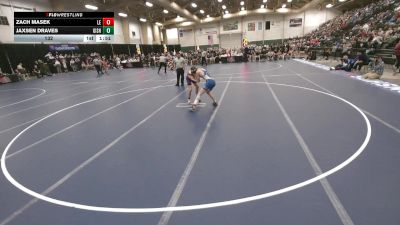 132 lbs Finals (8 Team) - Jaxsen Draves, Grand Island vs Zach Masek, Lincoln East