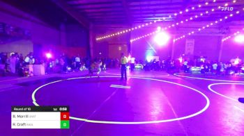 43 lbs Round Of 16 - Brigston Morrill, Unattached vs Romen Craft, Badlands Elite