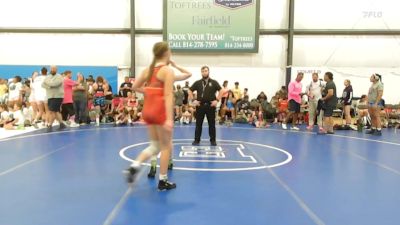 66 lbs Rr Rnd 3 - Abbey Simmon, Apex (OH) Girls - W vs Ryen Hickey, Michigan Wrestling Academy - W