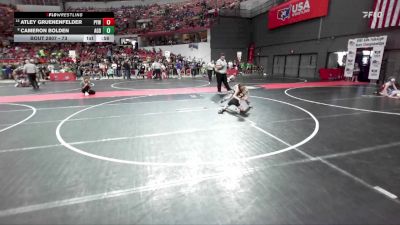 73 lbs Cons. Round 5 - Atley Gruenenfelder, Pec-Argyle Youth Wrestling vs Cameron Bolden, AF Green Demons