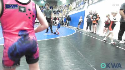 43 lbs Semifinal - Baylor Myers, Bridge Creek Youth Wrestling vs Cole Terrell, F-5 Grappling