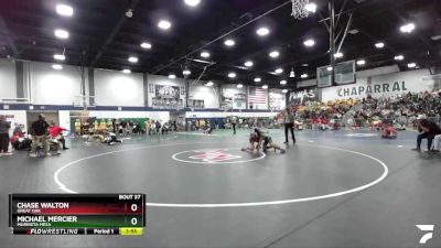 126 lbs Quarterfinal - Chase Walton, Great Oak vs Michael Mercier, Murrieta Mesa