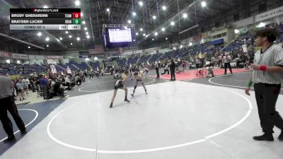 109 lbs Consi Of 4 - Brody Gherardini, Team Grand Valley Elite vs Brayden Lucier, Bear Cave WC