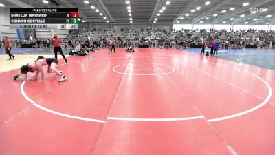 170 lbs Consi Of 16 #1 - Braylon Maynard, IN vs Connor Costello, PA