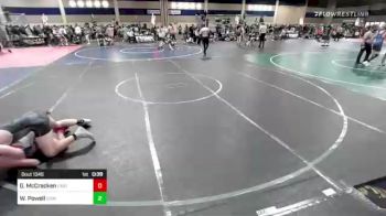 160 lbs Consi Of 8 #1 - Gonzalo McCracken, East Valley WC vs Wyatt Powell, Grindhouse WC