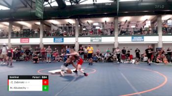 95-102 lbs Semifinal - Colton Zabinski, Backyard Brawlers - Midwest vs Miyon Alkubechy, Young Guns