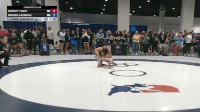 115 lbs Cons. Sub-rd Of 16 - Marley Lucio, Valiant Wrestling Club vs Nevaeh Lavarias, Hawaii Wrestling Academy