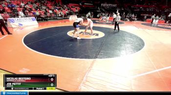 3A 215 lbs Quarterfinal - Nicolas Besteiro, Naperville (Central) vs Joe Pettit, Geneva