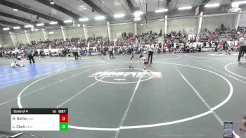 58 lbs Consi Of 4 - Riley Roths, High Elevation WC vs Leo Clark, Stout Wr Acd