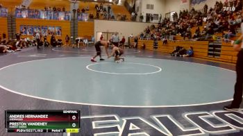 190 lbs Semifinal - Preston Vandehey, Forest Grove vs Andres Hernandez, Sherwood