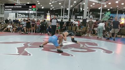 134 lbs Rr Rnd 3 - Jonathan Cutrone, Dark Horse Black - HSC vs AJ Kane, Apache Black - HSC