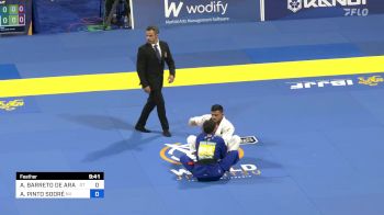 ADEMIR BARRETO DE ARAÚJO vs ALEXSSANDRO PINTO SODRÉ 2024 World Jiu-Jitsu IBJJF Championship