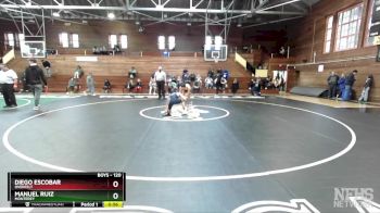 120 lbs Cons. Round 2 - Manuel Ruiz, Monterey vs Diego Escobar, Overfelt