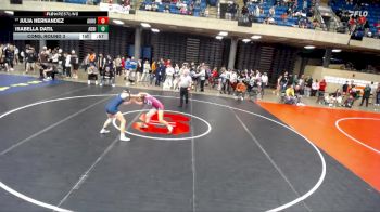 100 lbs Cons. Round 3 - Julia Hernandez, Unattached vs Isabella Datil, Addison (A. Trail)