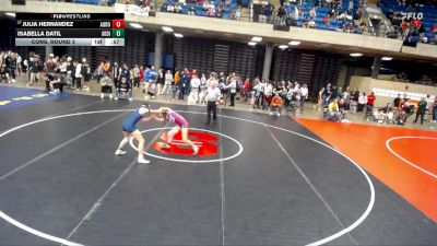 100 lbs Cons. Round 3 - Julia Hernandez, Unattached vs Isabella Datil, Addison (A. Trail)