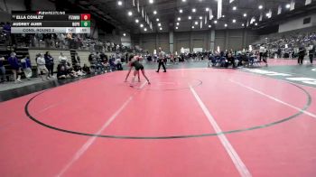 115 lbs Cons. Round 2 - Ella Conley, Ft. Zumwalt South vs Audrey Auer, North Point