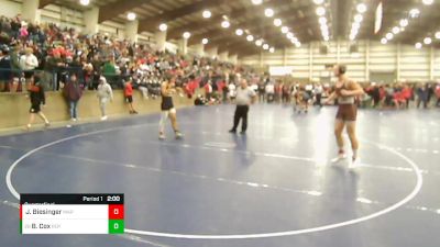 190 lbs Quarterfinal - Bobby Cox, Roy vs Josh Biesinger, Maple Mountain