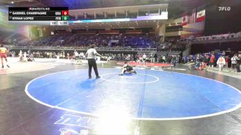 138 lbs Champ. Round 2 - Ethan Lopez, Pitman vs Gabriel Champagne, Grace Davis