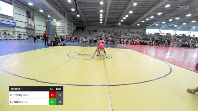 107 lbs Rr Rnd 1 - Clare Roney, MetroWest United vs Leah Waite, Become The Bull
