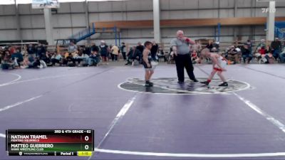 62 lbs Round 4 - Nathan Tramel, Fighting Squirrels vs Matteo Guerrero, Hawk Wrestling Club