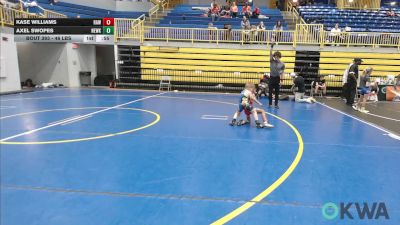 46 lbs 3rd Place - Kase Williams, Raw Wrestling Club vs Axel Swopes, Newkirk Takedown Club