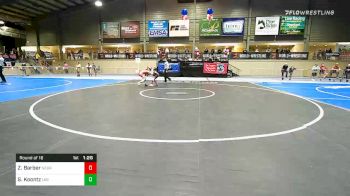 91 lbs Prelims - Zoey Barber, Nebraska Wrestling Academy vs Shaelynn Koontz, Leg Riding Academy