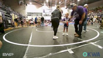 46-49 lbs Rr Rnd 1 - Dilynn Burch, Team Tulsa Wrestling Club vs Raelynn Traweek, Mojo Grappling Academy