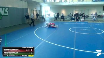 165 lbs 5th Place Match - Anthony Taylor, Averett University vs Frankie Theroux, King`s College (Pennsylvania)