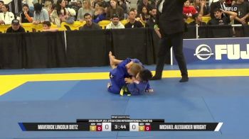 Michael Alexander Wright vs Maverick Lincoln Dietz 2026 IBJJF Jiu-Jitsu CON International