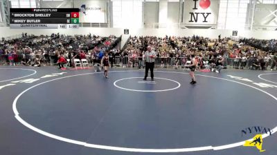 75 lbs Quarterfinal - Mikey Butler, Brawler Elite vs Brockton Shelley, Xtreme Wrestling