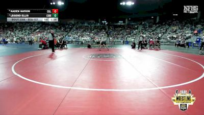B5A-157 lbs Semifinal - Kaden Nation, Collinsville vs Legend Ellis, Coweta