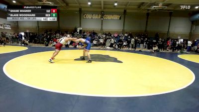 168 lbs Round Of 16 - Shane Wagner, Faith Christian (PA) vs Blake Woodward, Buchanan