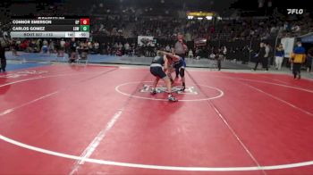 113 lbs Cons. Round 3 - Connor Emerson, Gonzaga Prep vs Carlos Gomez, Lowry