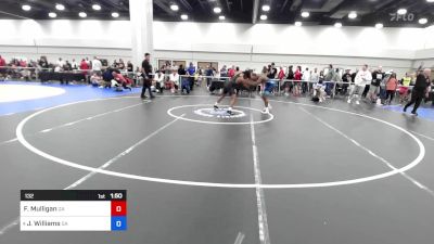 132 lbs Consi Of 32 #2 - Fernando Mulligan, Ga vs Jonderious Williams, Ga