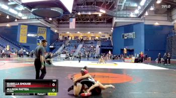 105 lbs Cons. Round 5 - Allison Patten, Pilgrim vs Isabella Smouse, Brighton