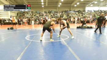 170 lbs Quarterfinal - Lucius Hayden, CA vs Paul Ortega, NY