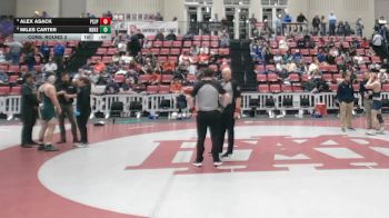 165 lbs Cons. Round 3 - Alex Asack, Pope Saint John Paul II Preparatory School vs Miles Carter, Notre Dame High School