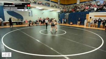 170 lbs. Cons. Round 2 - Josie Lawless, Lee`s Summit North vs Summer Mahurin, Windsor (Imperial)