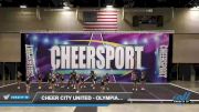 Cheer City United - OLYMPIANS [2022 L1.1 Youth - PREP Day 1] 2022 CHEERSPORT Hot Springs Classic