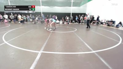 120 lbs Champ. Round 1 - Dakota Nix, Waynesville Tiger Wrestling vs Mckenzy Mason, Tech Fall Elite