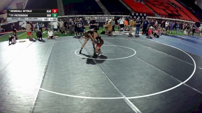 144 lbs 1st Place Match - Kendall Wyble, Alaska vs Ty Petersen, Idaho