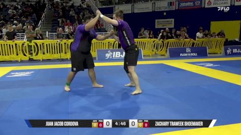 Zachary Traweek Shoemaker vs Juan Jacob Cordova 2025 Pan IBJJF Jiu-Jitsu No-Gi Championship