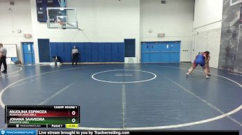 132G Champ. Round 1 - Anjolina Espinoza, Mountain Home Girls vs Johana Saavedra, Evanston Girls