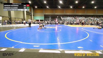 77 lbs Consi Of 8 #2 - Justejah Yockeman, Golden Back vs Addison Claassen, Windsor Wrestling Club