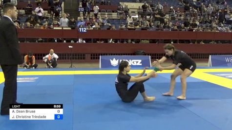 Amanda Dean Bruse vs Joanna Christine Trindade 2024 Pan IBJJF Jiu-Jitsu No-Gi Championship