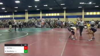 Match - Jacob Saribay, Palo Verde High School vs Hunter Swalberg, Sanderson Wrestling Academy