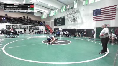 132 lbs Cons. Round 7 - Damien Pinedo, West Covina vs Edul Martirosyan, Birmingham