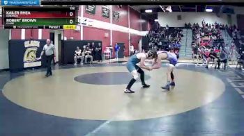 132 lbs Cons. Round 2 - Robert Brown, Clark vs Kailer Rhea, Durango