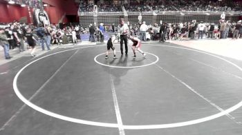 100 lbs Quarterfinal - Thayne Dunn, Sturgis Youth WC vs Aiden Garcia, Bear Creek Jr. Wrestling