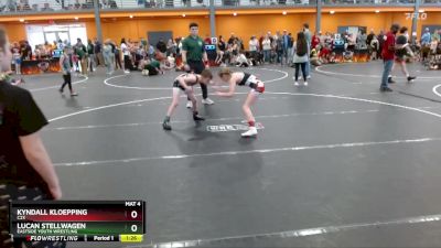 75/80 Round 3 - Lucan Stellwagen, Eastside Youth Wrestling vs Kyndall Kloepping, C2X